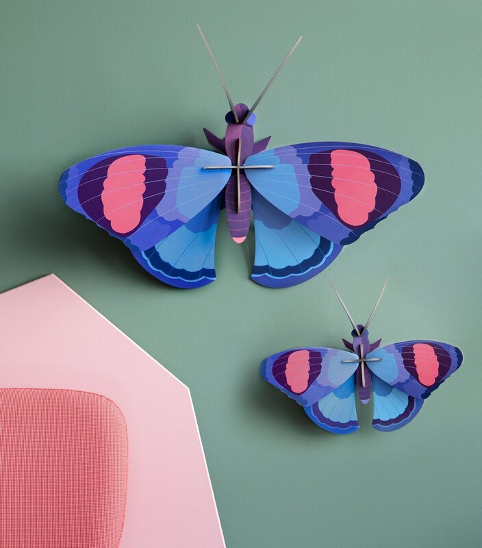 Studio Roof Studio Roof Peacock Butterfly Wall Art