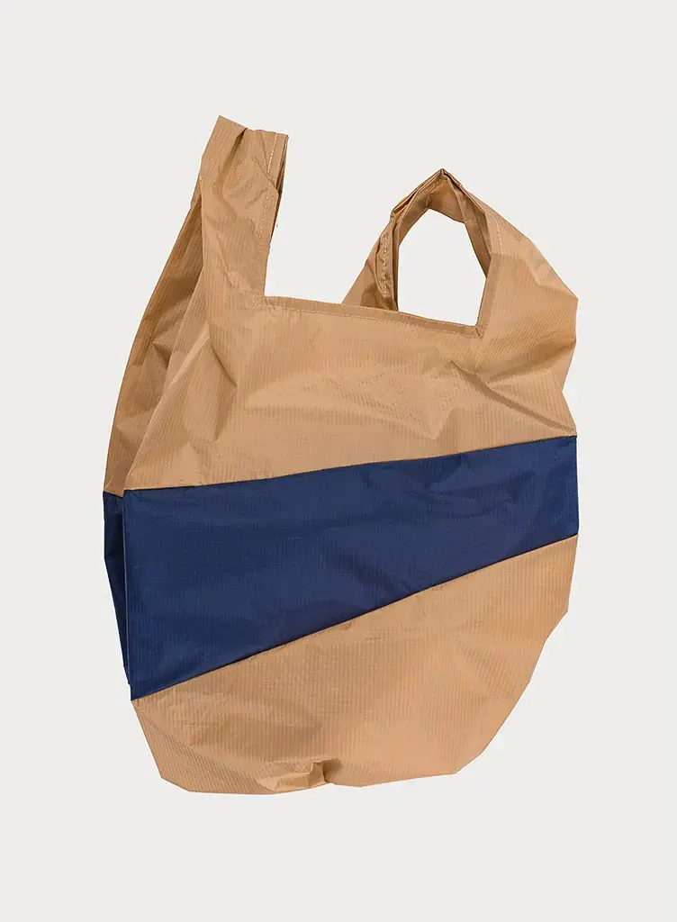 Susan Bijl Susan Bijl The New Shopping Bag Camel & Navy