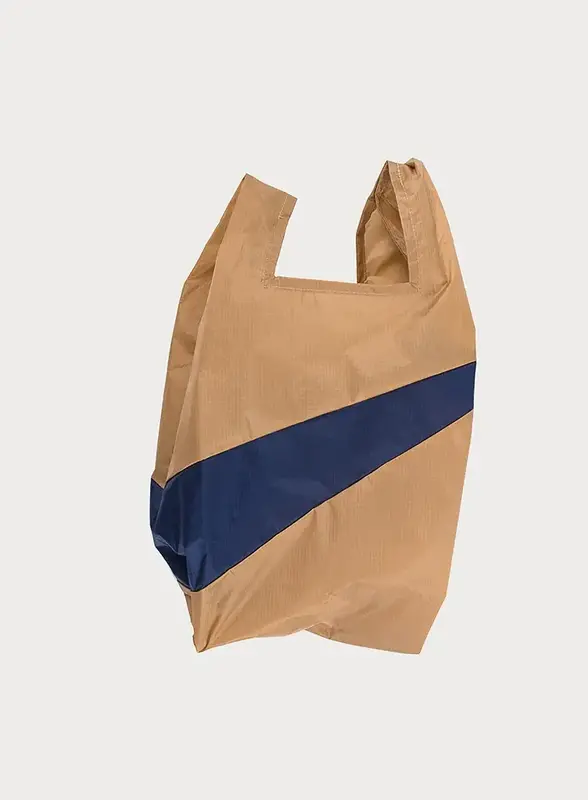 Susan Bijl Susan Bijl The New Shopping Bag Camel & Navy