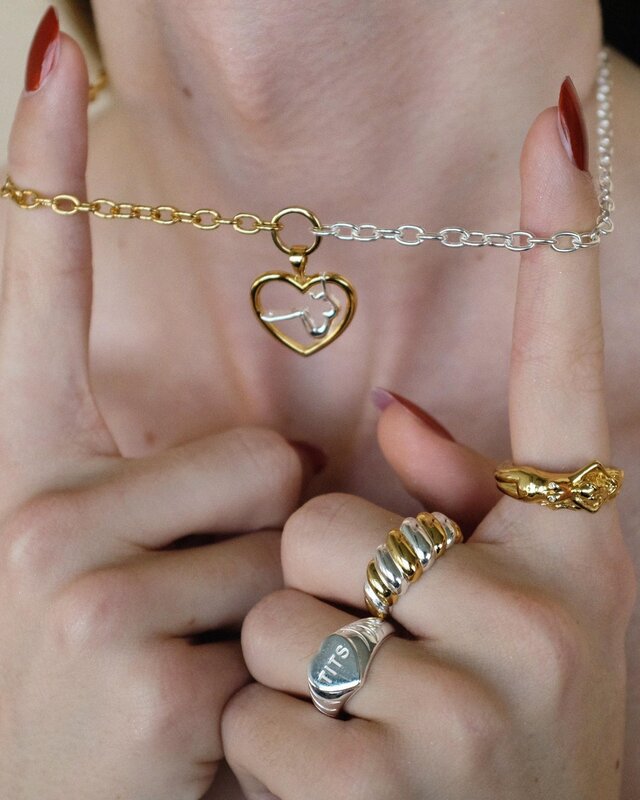 T.I.T.S. T.I.T.S. Heart Body Pendant