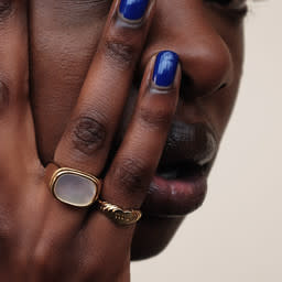 T.I.T.S. TITS Pink Heart Ring Goud