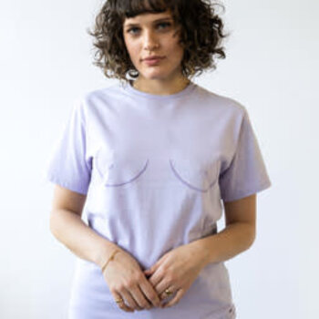 T.I.T.S. tits T-shirt Lilac