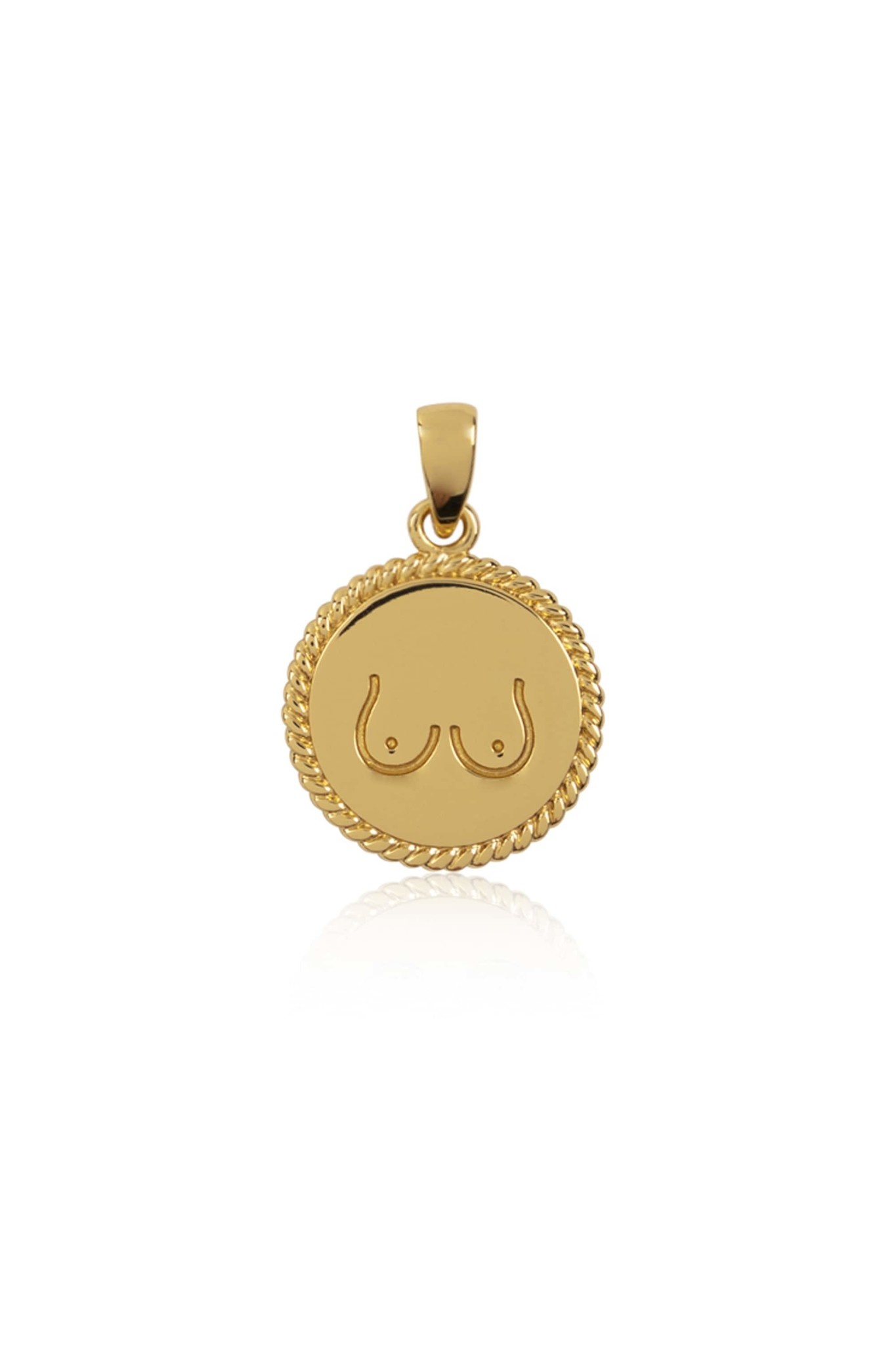 T.I.T.S. T.I.T.S. Two Sides Pendant Gold