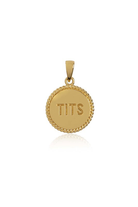 T.I.T.S. TITS Two Sides Hanger Goud