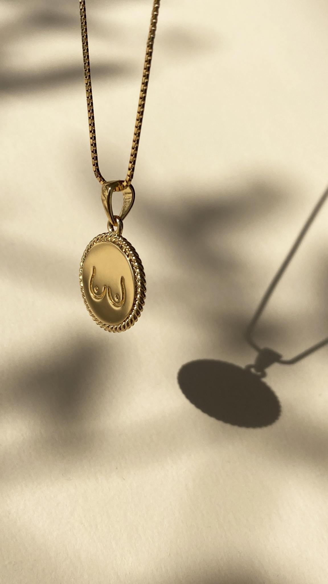 T.I.T.S. T.I.T.S. Two Sides Pendant Gold