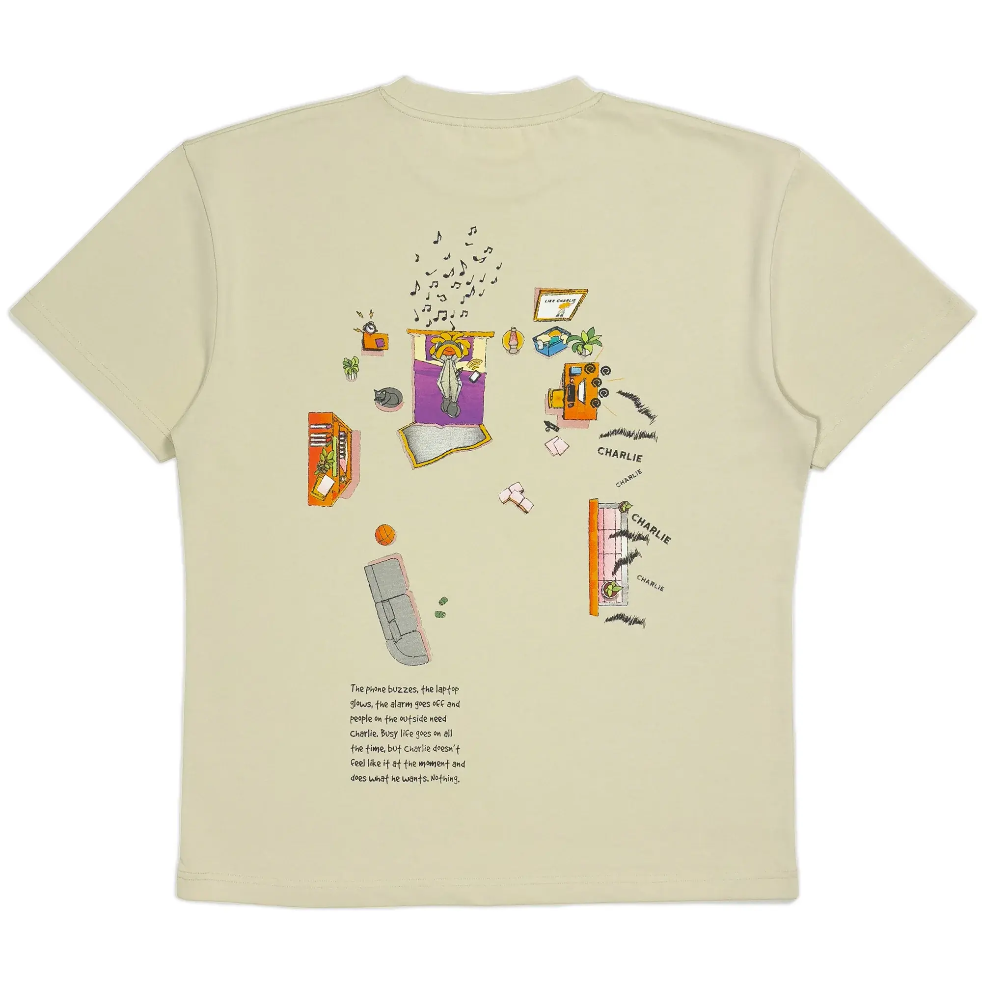 Like Charlie T Shirt Social Pressure Green