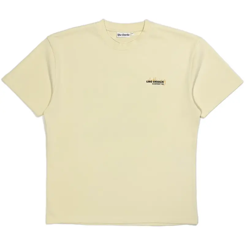 Like Charlie Like Charlie T Shirt Absence of Perspective Beige