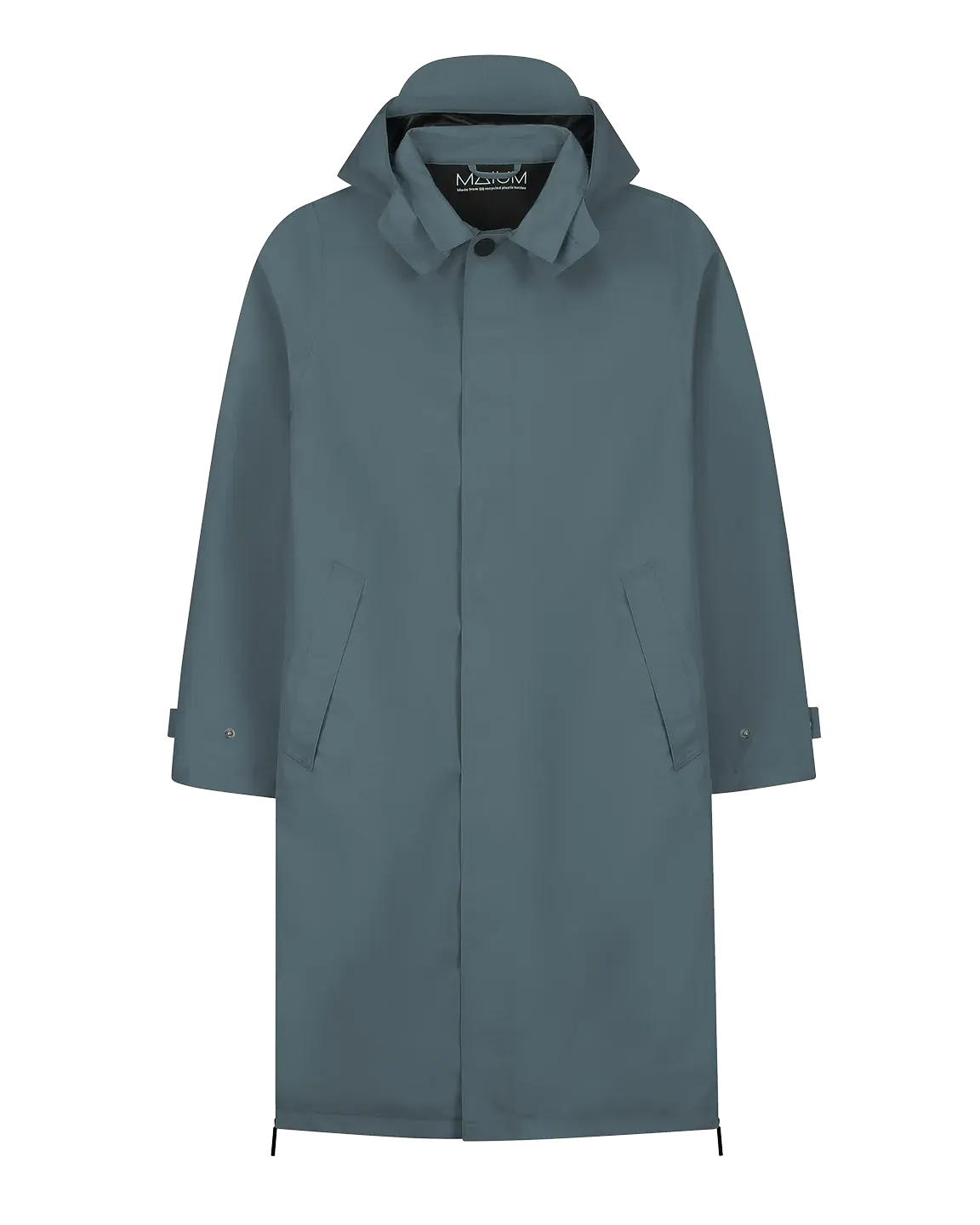 Maium Maium Mac Raincoat Blue Grey