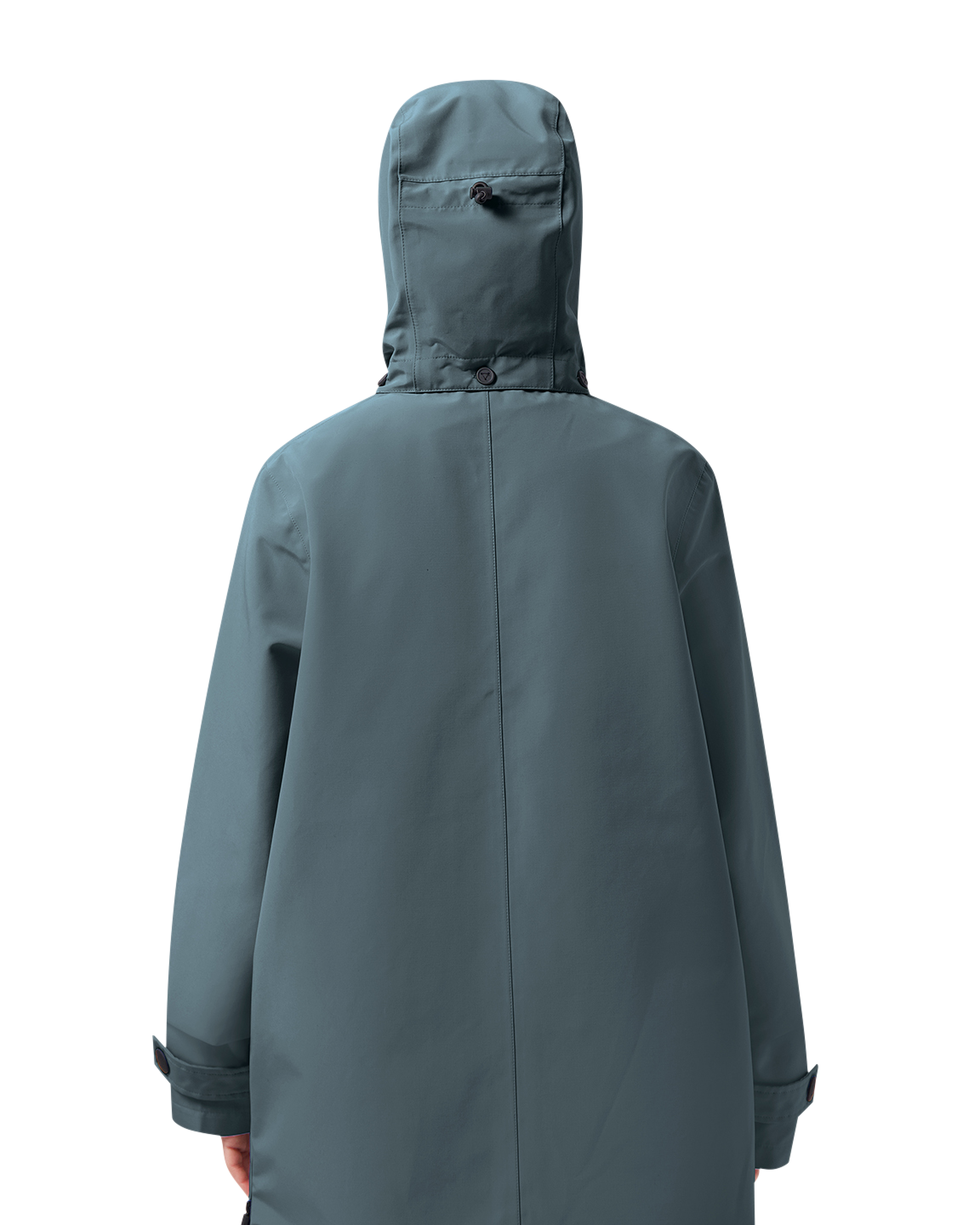 Maium Maium Mac Raincoat Blue Grey