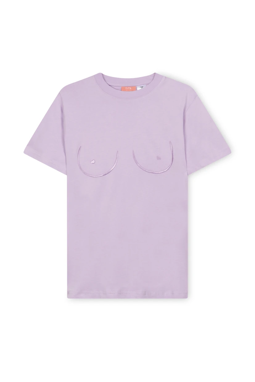 T.I.T.S. T.I.T.S tits T-shirt Lilac
