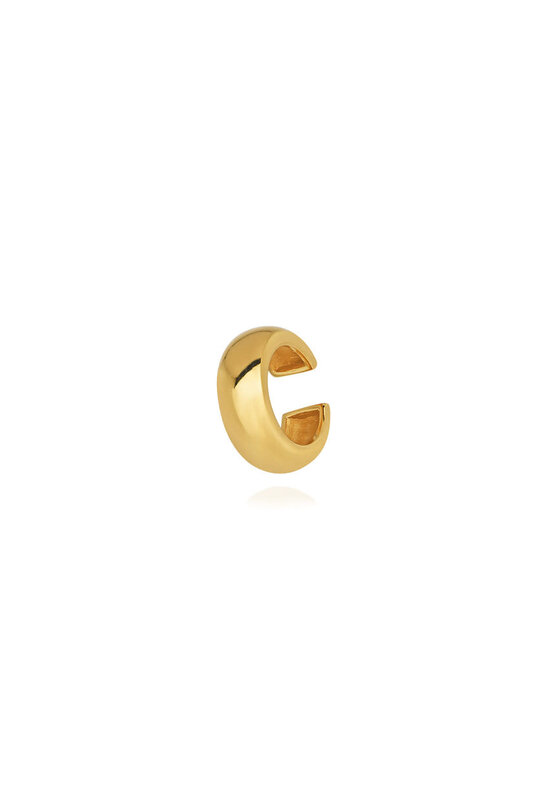 T.I.T.S. TITS Plain Ear Cuff Goud