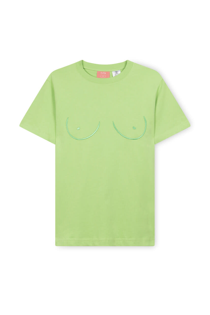 T.I.T.S. TITS T-shirt Lime