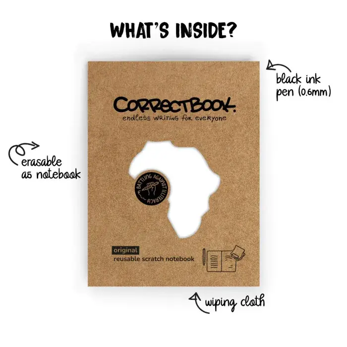 Correctbook Correctbook Scratch A5 Blanco Notebook