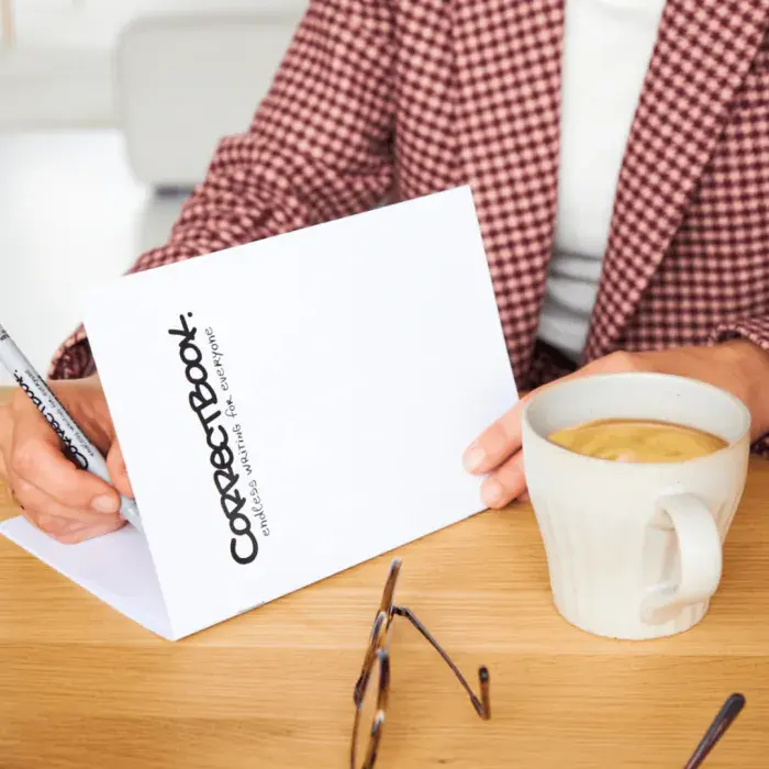 Correctbook Correctbook Scratch A5 Blanco Notebook