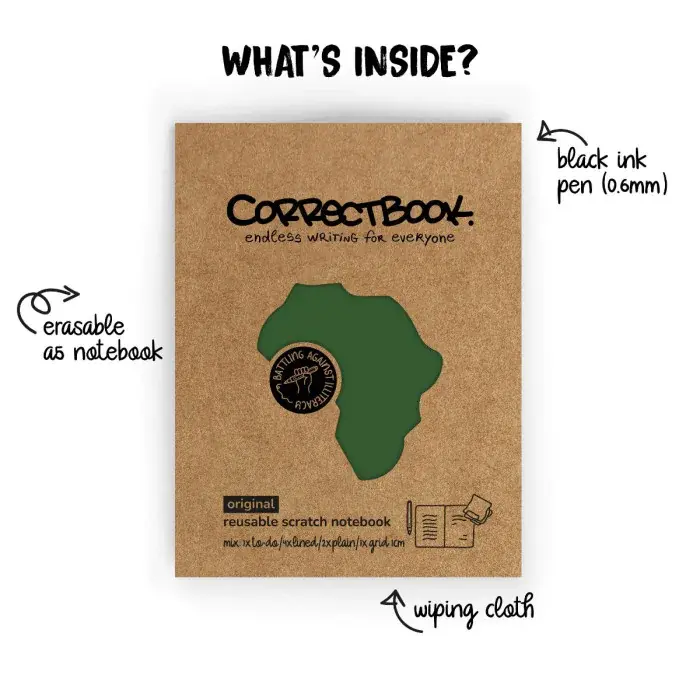 Correctbook Correctbook Scratch A5 Blanco Notebook