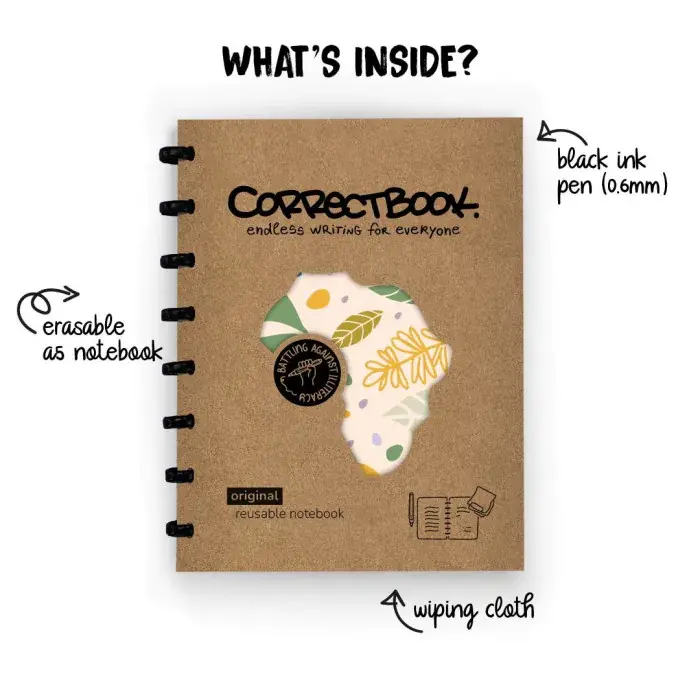 Correctbook Correctbook Notebook Botanical Beauty A4