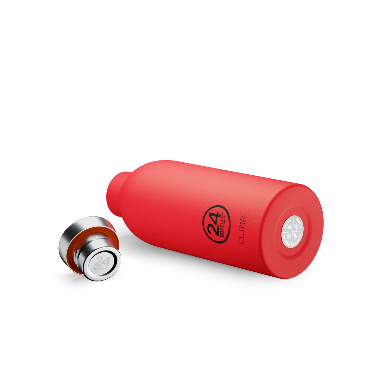 24Bottles 24 Bottles Clima Bottle Stone Hot Red 500ML
