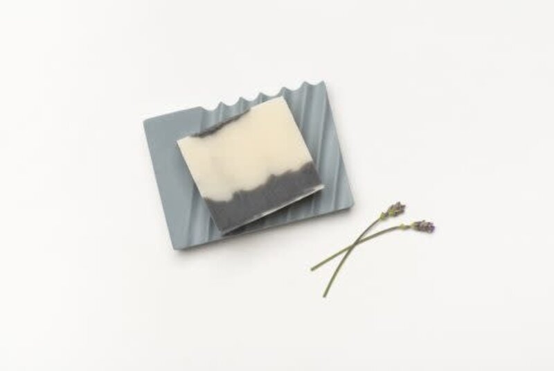 Botma & van Bennekom Botma & Van Bennekom Soapholder porcelain grey blue
