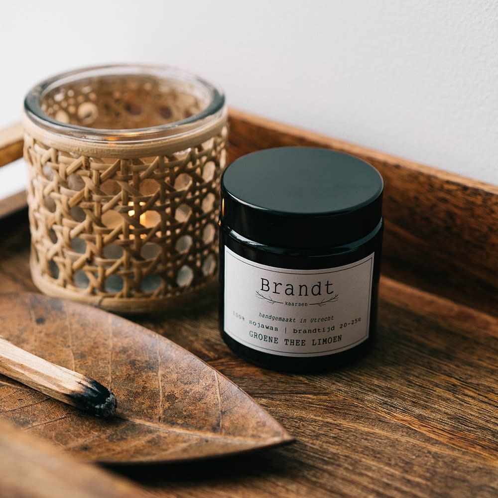 Brandt Kaarsen Brandt Kaarsen Pharmacy Collection Green Tea Lime Candle