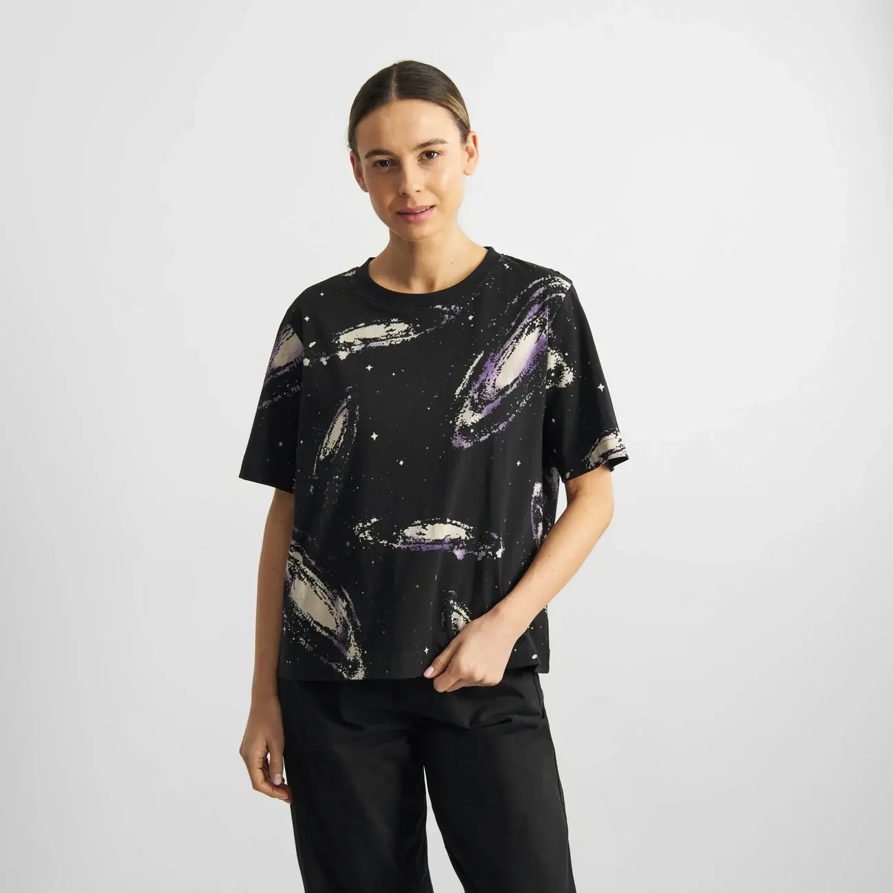 Dedicated Dedicated T shirt Vadstena Galaxy Black