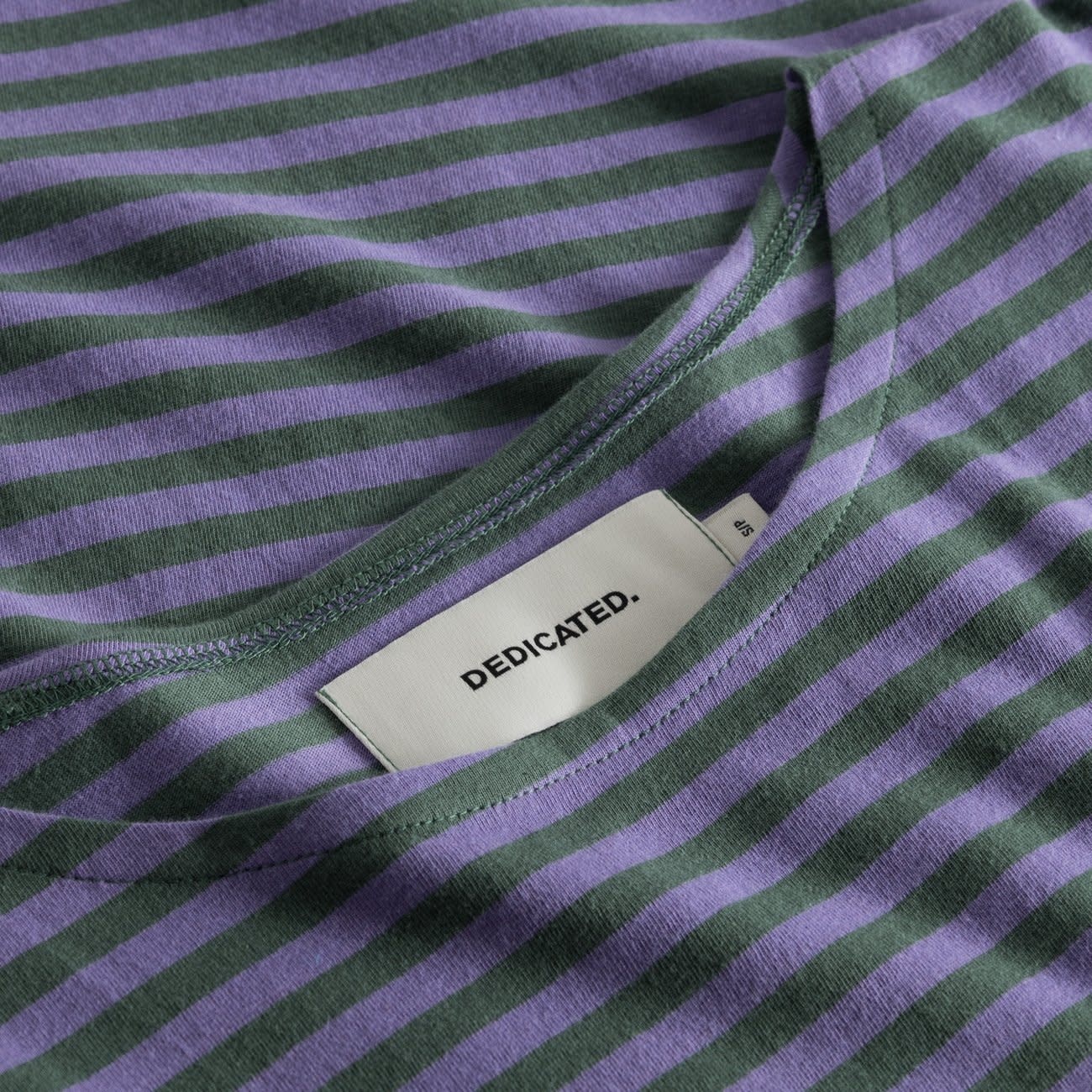 Dedicated Dedicated Top Humledal Stripes Forest Green Paisley