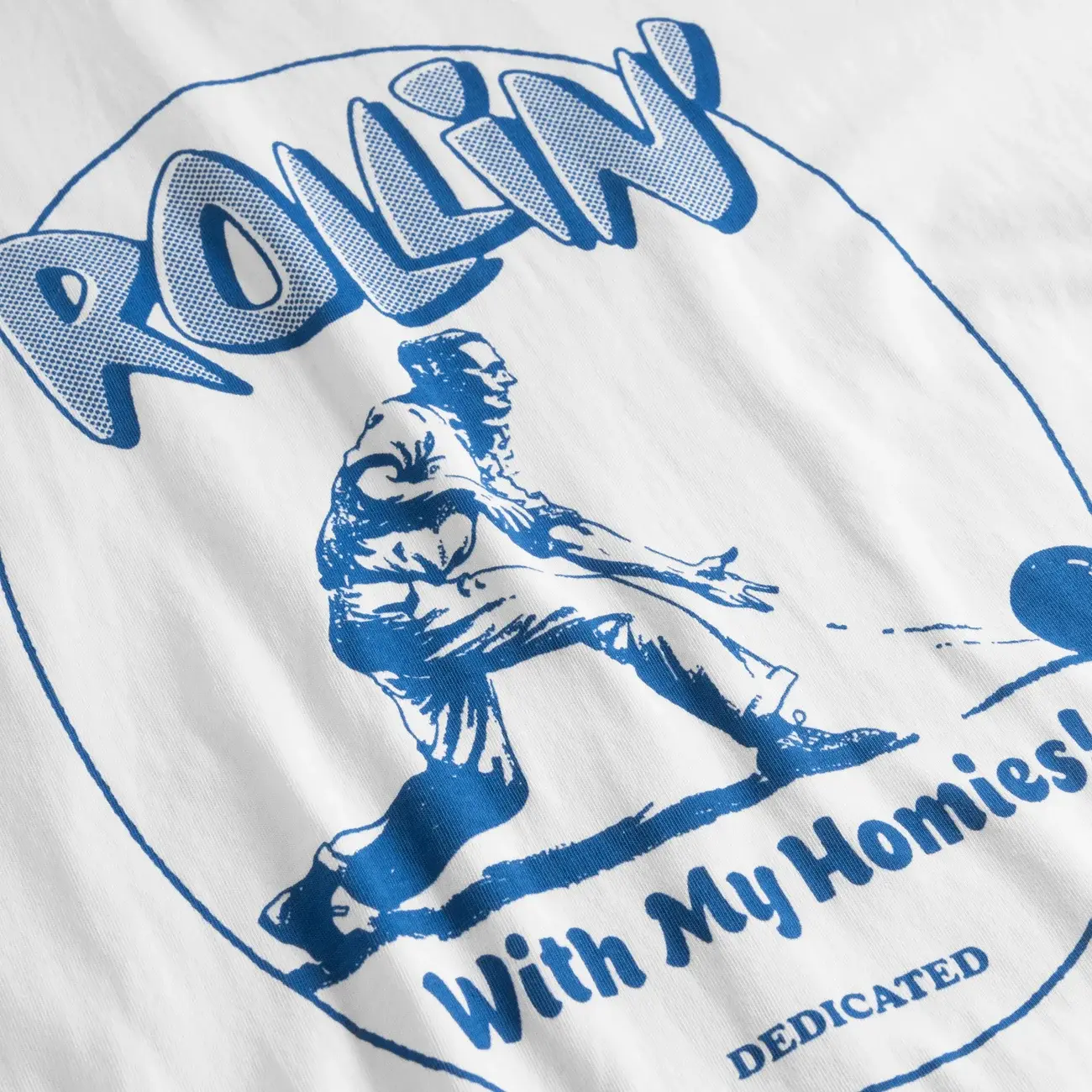 Dedicated Dedicated T-shirt Stockholm Rollin White