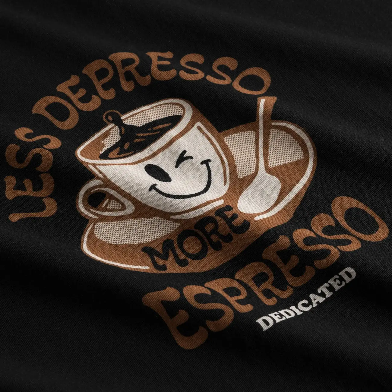 Dedicated Dedicated T-shirt Stockholm Depresso Black