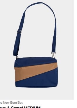 Susan Bijl Susan Bijl The New Bum Bag Navy & Camel