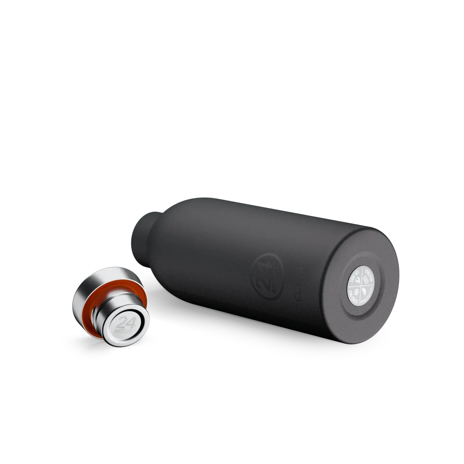 24Bottles 24 Bottles Clima Bottle Tuxedo Black 500 ml