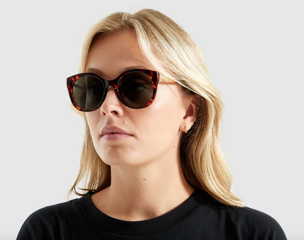 Komono Komono Zonnebril Ellis Metal Havana Gold