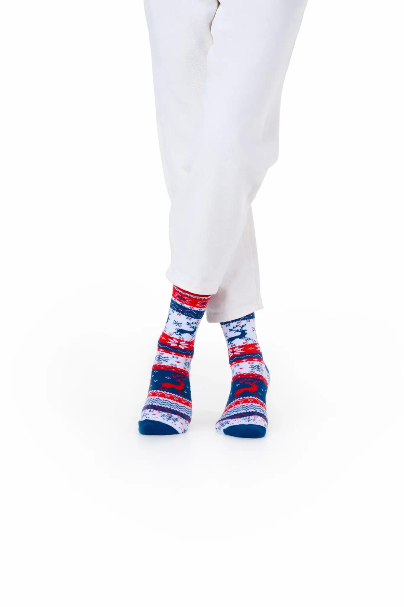 Many Mornings Many Mornings Warm Rudolph socks