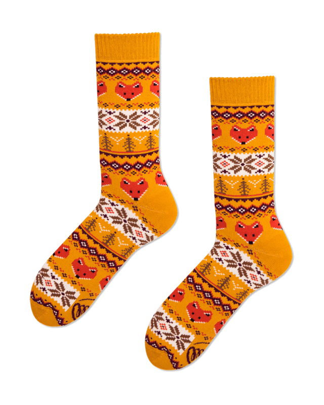 Many Mornings Many Mornings Warm Fox Socks