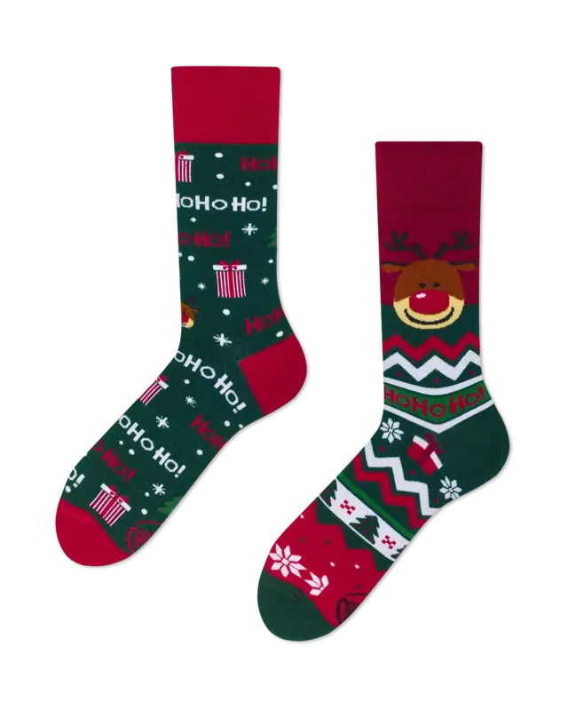 Many Mornings Many Mornings Rudolph Socks