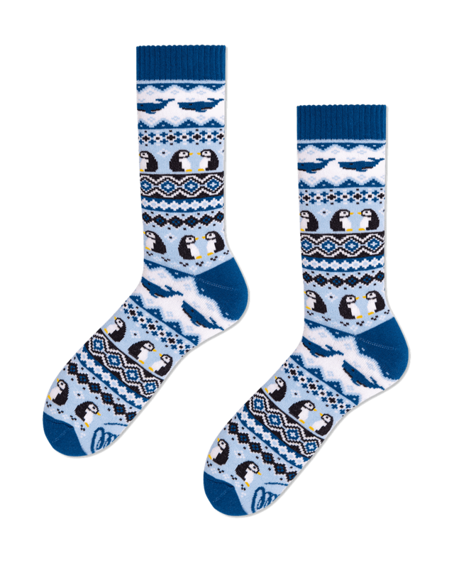 Many Mornings Many Morning Ice Penguin Socks