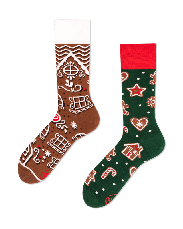 Many Mornings Many Mornings Gingerbread Man Socks