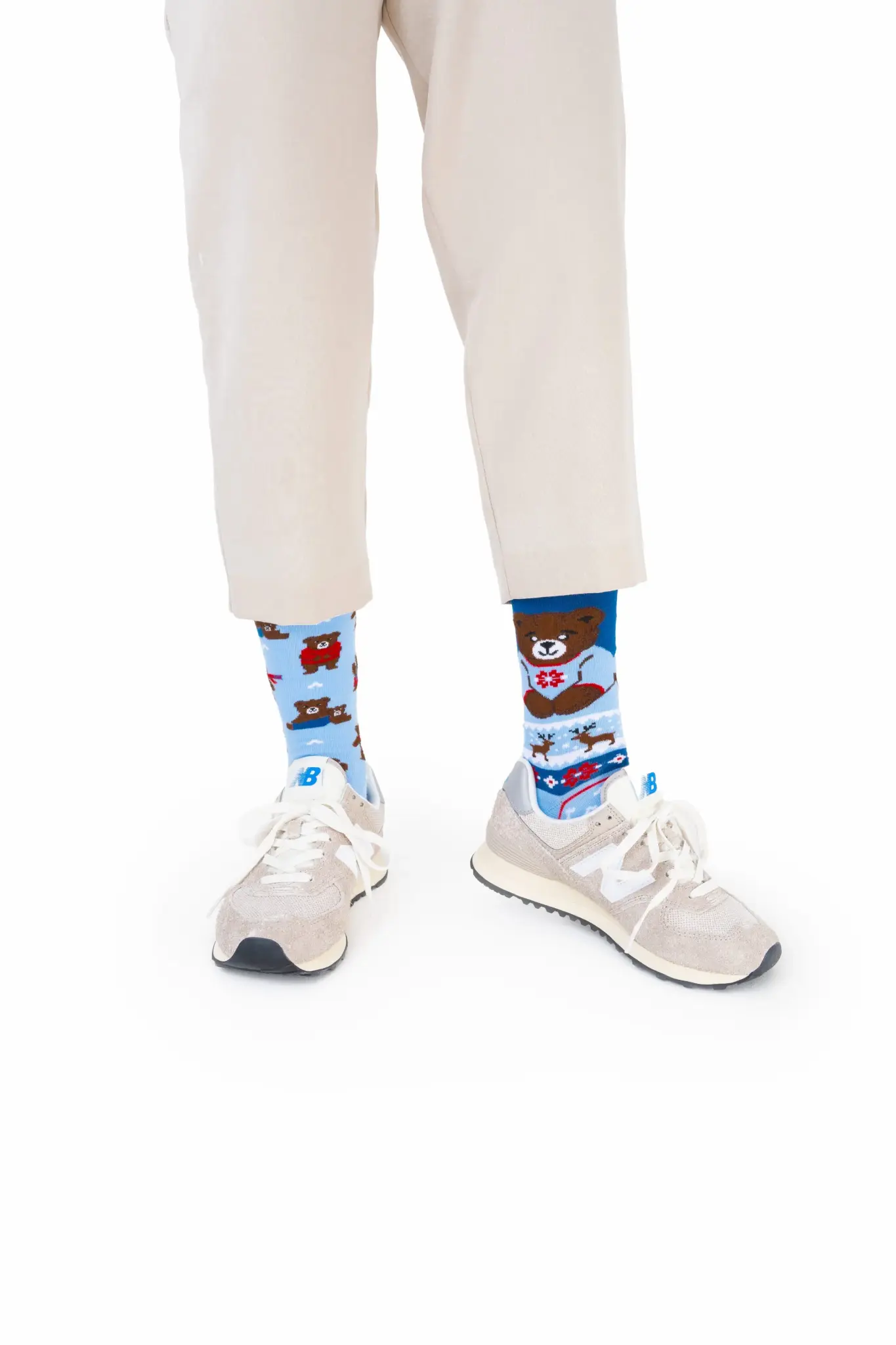 Many Mornings Many Mornings Winter Teddy Sokken