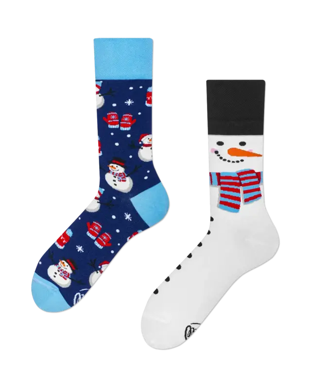 Many Mornings Many Mornings Snowman Socks