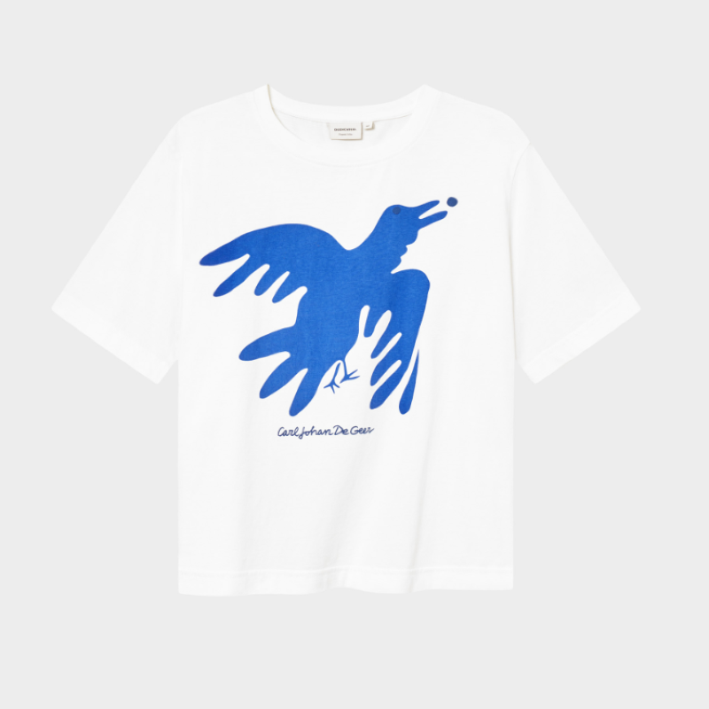 Dedicated Dedicated T-shirt Stockholm The Phoenix Bird White