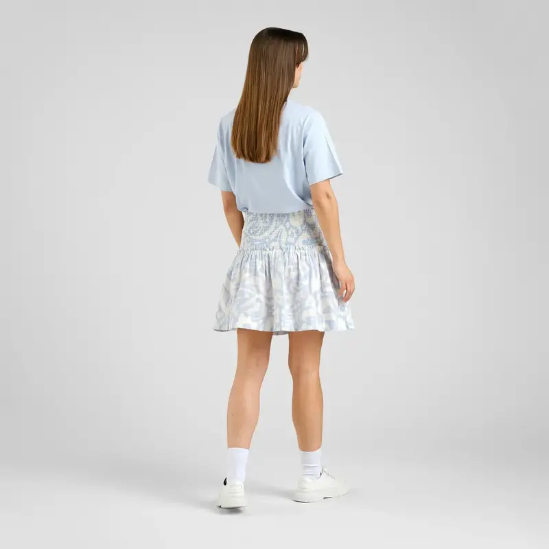 Dedicated Dedicated Rokje Tranholmen Poplin Wonky Beach Skyway Blue