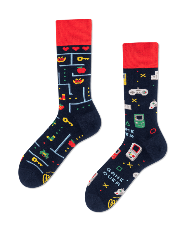 Many Mornings Many Mornings Game Over Socks