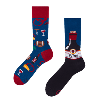 Many Mornings Cabernet Sockvignon Socks