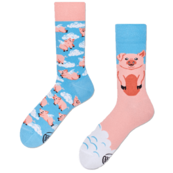 Many Mornings Piggy Dream Socks