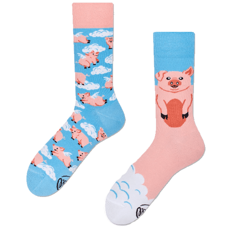Many Mornings Many Mornings Piggy Dream Socks