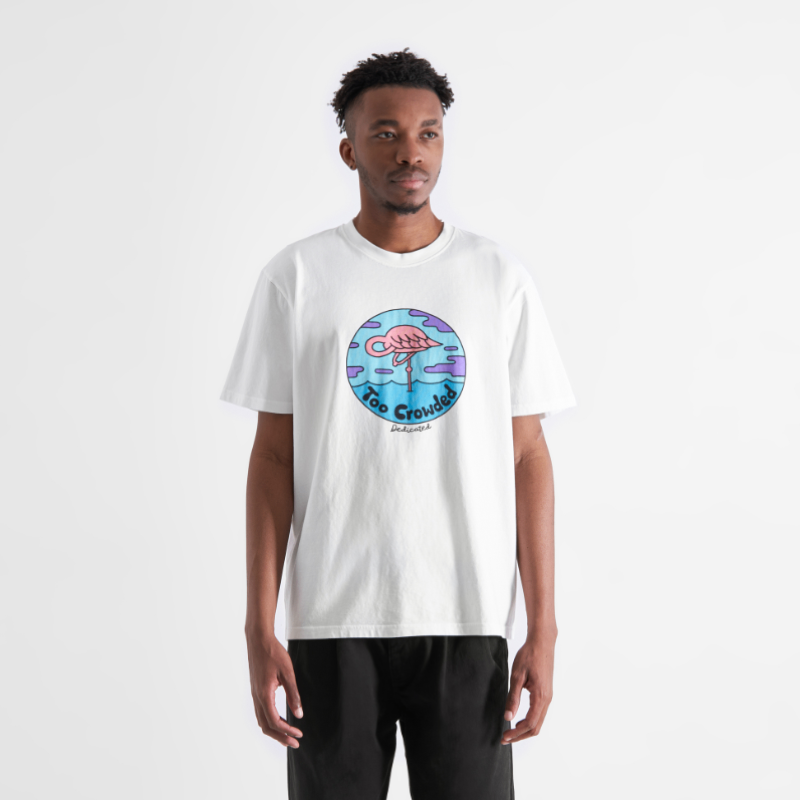 Dedicated Dedicated T-Shirt Stockholm Too Crowed White