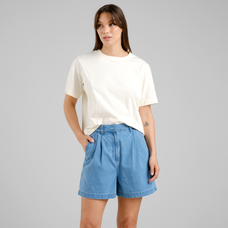 Dedicated Dedicated Shorts Djupvik Denim Light Blue