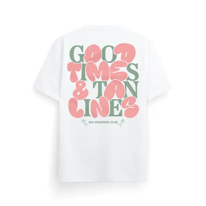 On Vacation On Vacation Bubbly Good Times T-shirt White