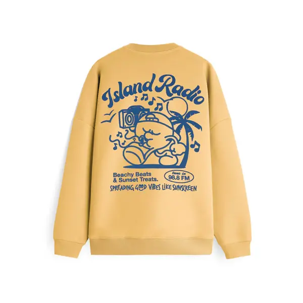 On Vacation On Vacation Island Radio Sweater Yellow