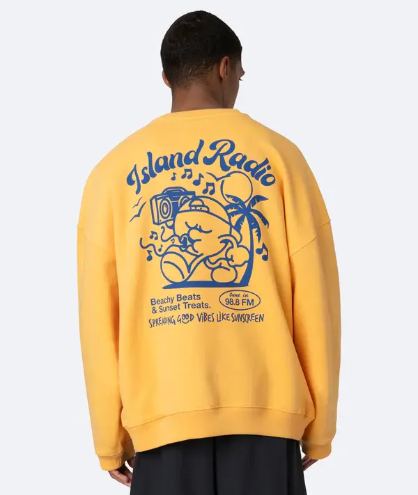 On Vacation On Vacation Island Radio Sweater Yellow