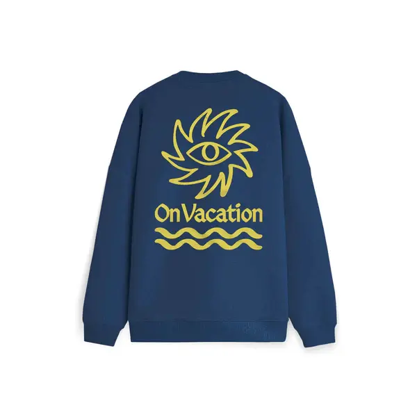 On Vacation On Vacation Cruise Sweater Navy Blue