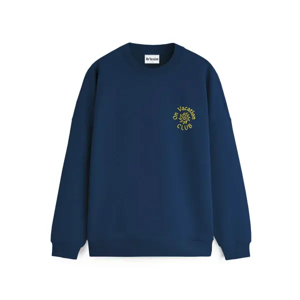 On Vacation On Vacation Cruise Sweater Navy Blue